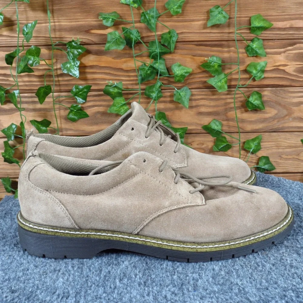Dr. Scholl's Resolute Men Casual‎ Oxford Shoe Size 7 Comfort Tan Suede